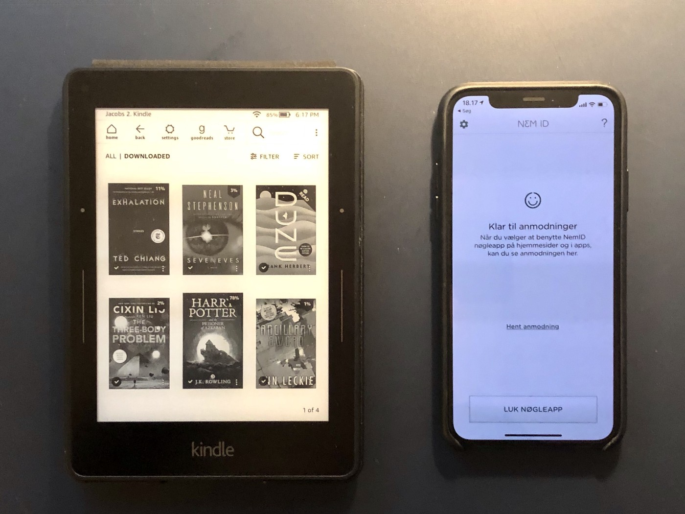 Kindle and iPhone